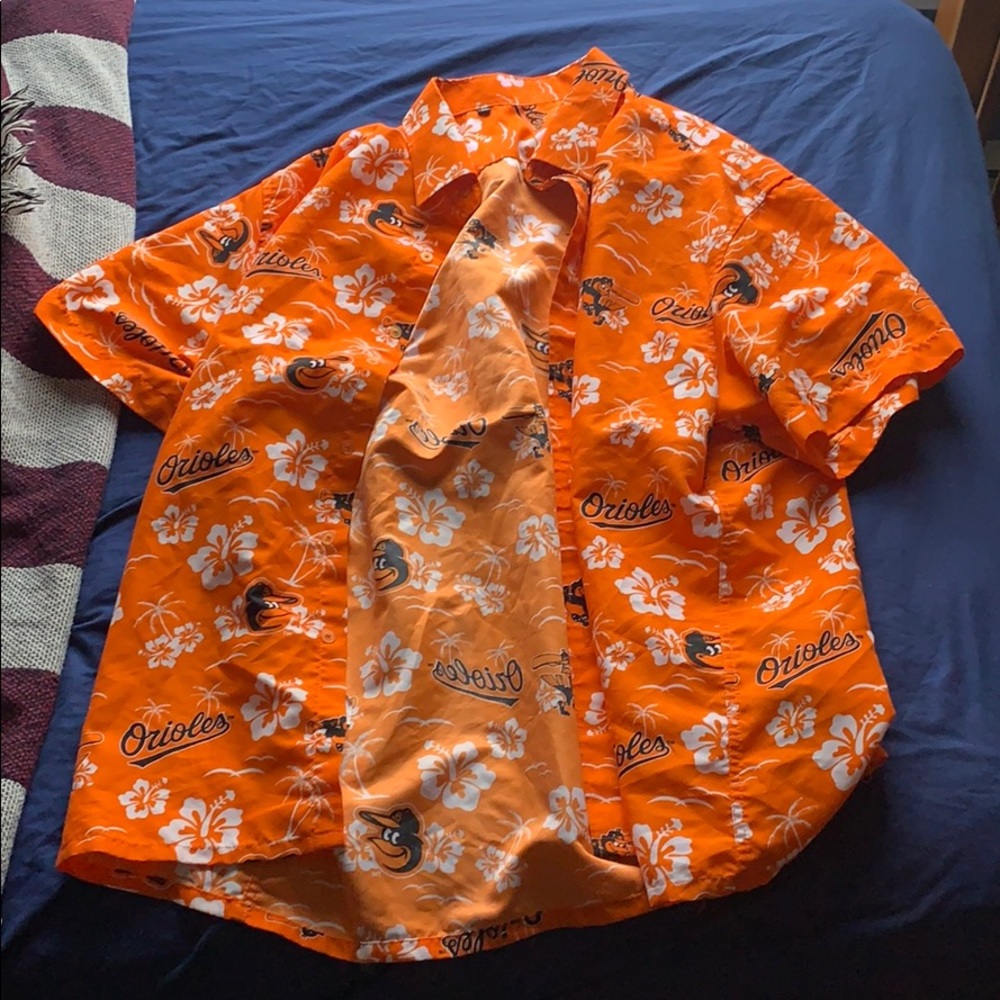 Baltimore Orioles Hawaiian Shirt